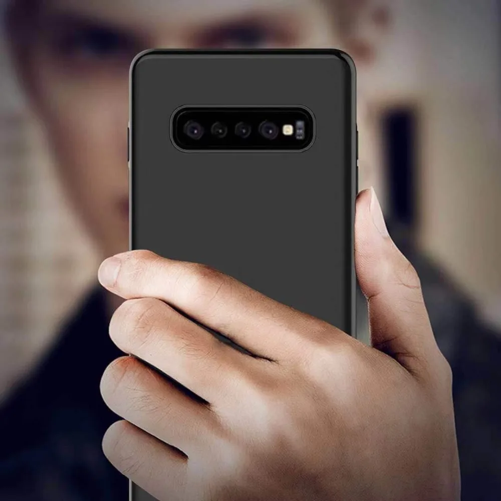 Магнитный автомобильный чехол держатель для Samsung Galaxy S10e S10 Plus ТПУ силиконовый S9 / s9