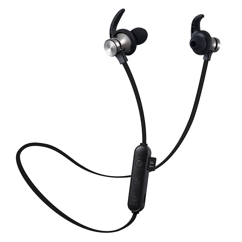 

xt-22 Bluetooth Draadloze Koptelefoon Sport waterproof Multifunction Stereo Bass headset Magnetische Oordopjes with Mic TF card