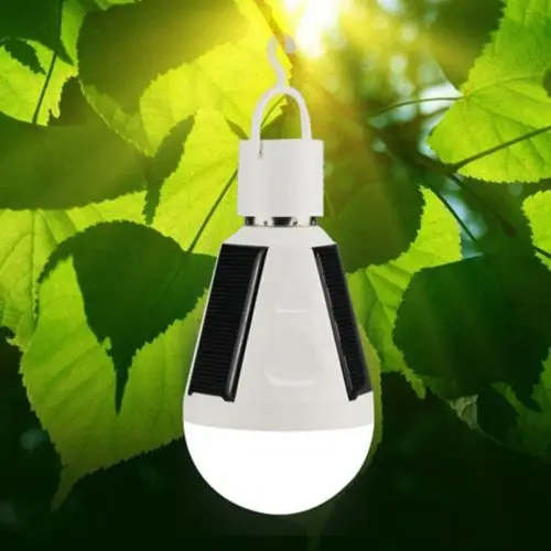 Горячая E27 7 Вт светодиодный лампы, домашнее кемпинговое Солнечный Охота аварийного открытый свет