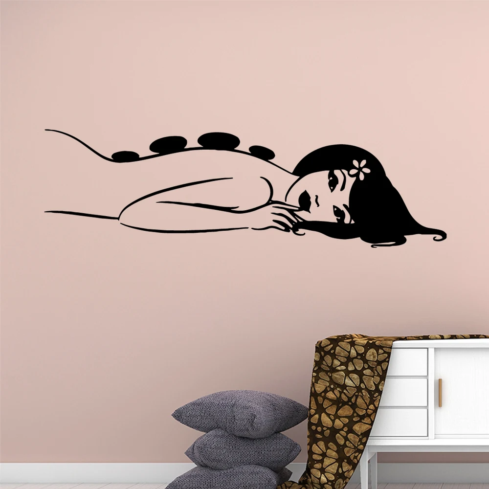 

Free shipping Lying laddy Wall Stickers Personalized Creative For Home Decor Living Room Bedroom Wall Art MURAL Drop Shipping