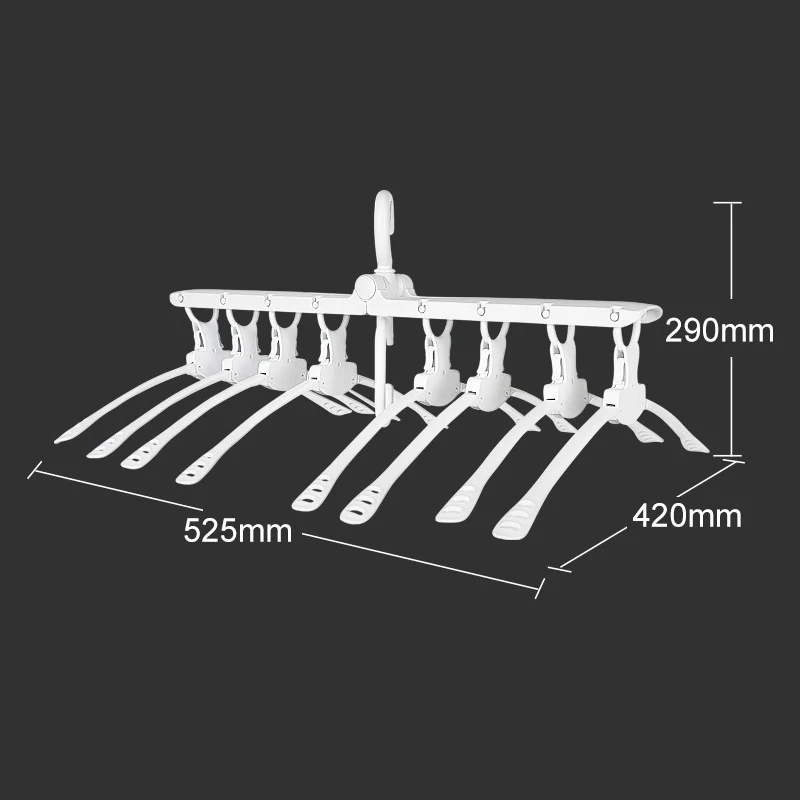 Многофункциональная волшебная одежда вешалка для Экономия пространства Двойная Вешалка вращение на 360 градусов сушилка для ткани