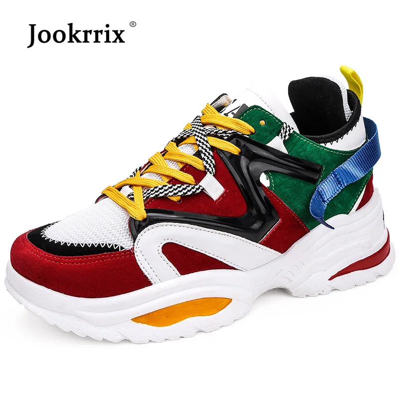 Jookrrix 2018 повседневная обувь Для мужчин модные брендовые мужские кроссовки chaussure
