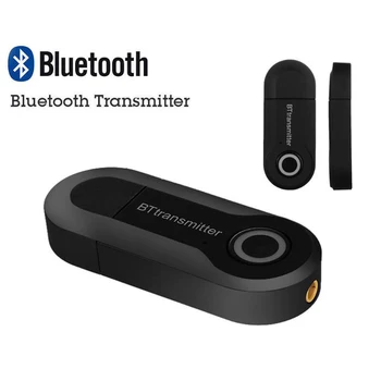 

Wireless Bluetooth Transmitter Low latency hi-fi Sound 3.5mm Jack AUX Audio Adapters For TV PC MP4 Projector Speakers Headphones