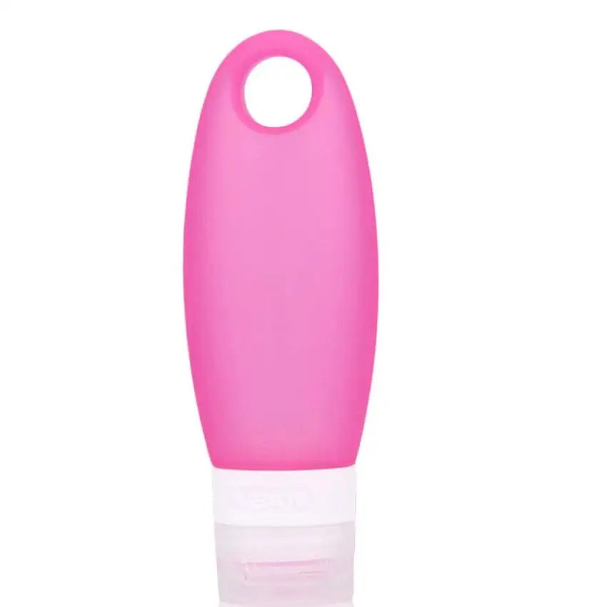

Stylish Transparent Portable Travel Shower Lotion Bottles Silicone Store Wide mouth for easy cleaning and filling 2017 Anne