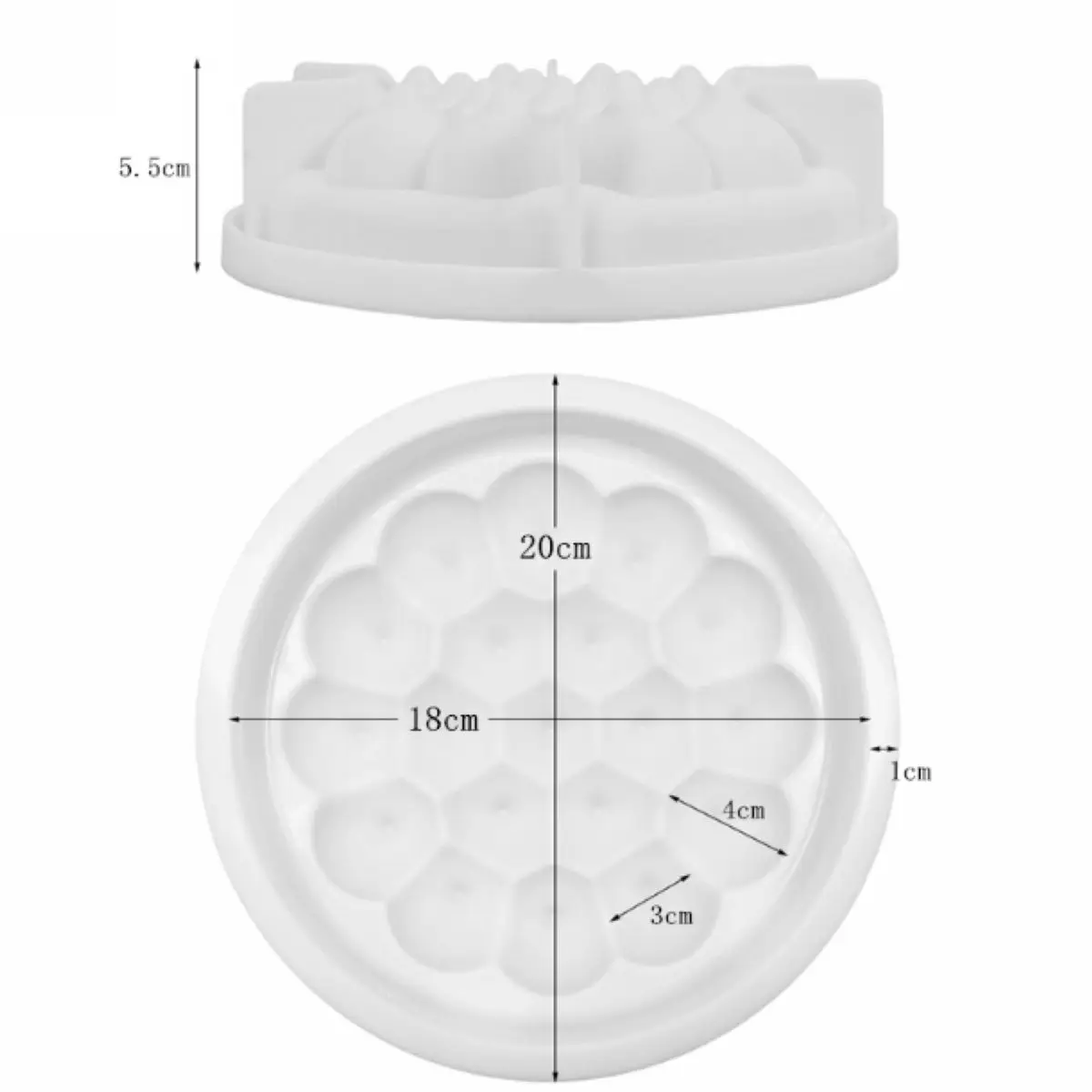 1pc DIY 3D Silicone Cream Cake Mold Mousse Cheese Baking Pan Chocolate Bakeware Mould