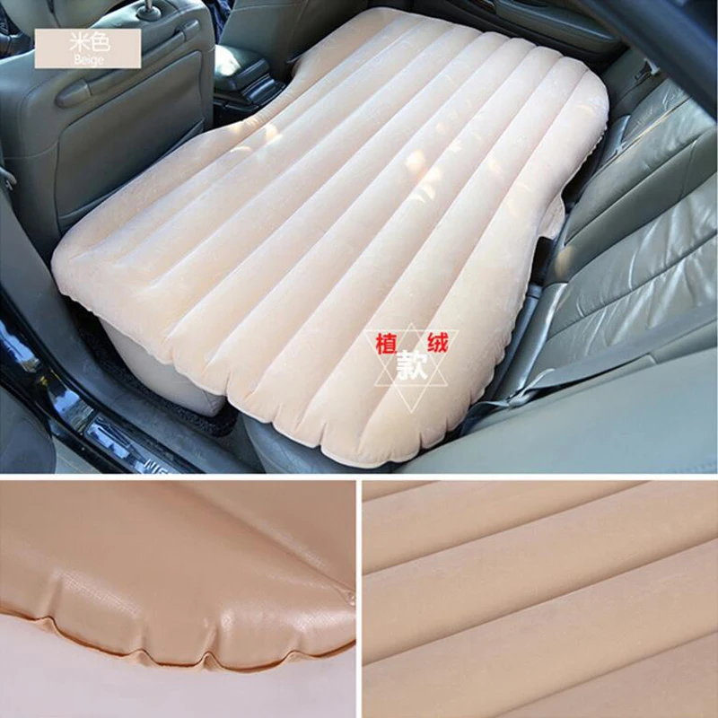 Чехол на заднее сиденье автомобиля надувной матрас для путешествий надувной матрас с двумя воздушная подушка для кемпинга на открытом