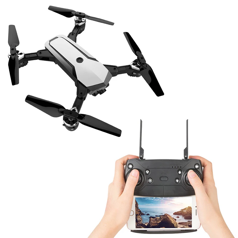 

RC Quadcopter Foldable Drone WIFI With Camera 1080P HD 5MP RC Drone Four-Axis Aerial Remote Control RC Helicopter Aircraft Toys