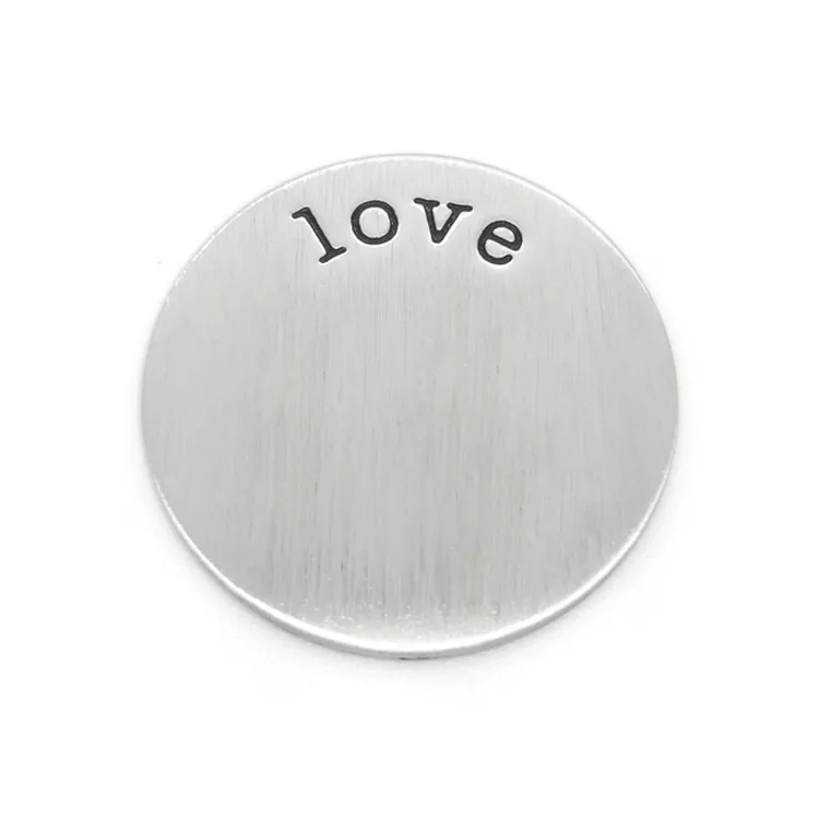 

high quality stainless steel 22mm large silver LOVE window plate disk fit 30mm glass floating lockets diy jewelry Glass Lock