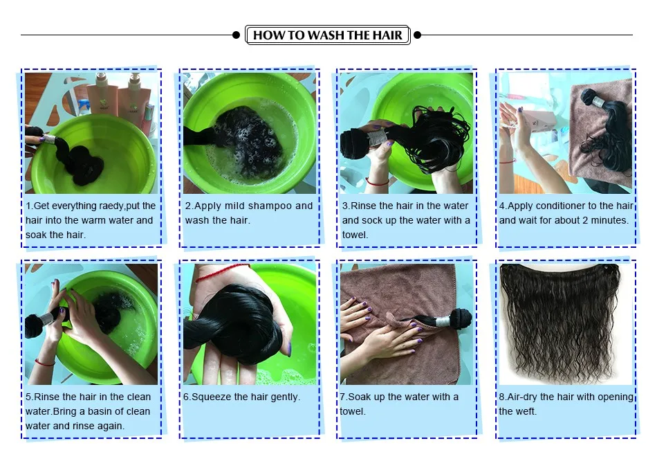 how to wash the hair