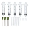 5 Pack 10ml Transparent Syringe With 5pcs 14 ga 1.5 Inch Blunt Tip Needle & 5pcs Clear Tip Cap For Mixing Many Liquid ► Photo 2/6