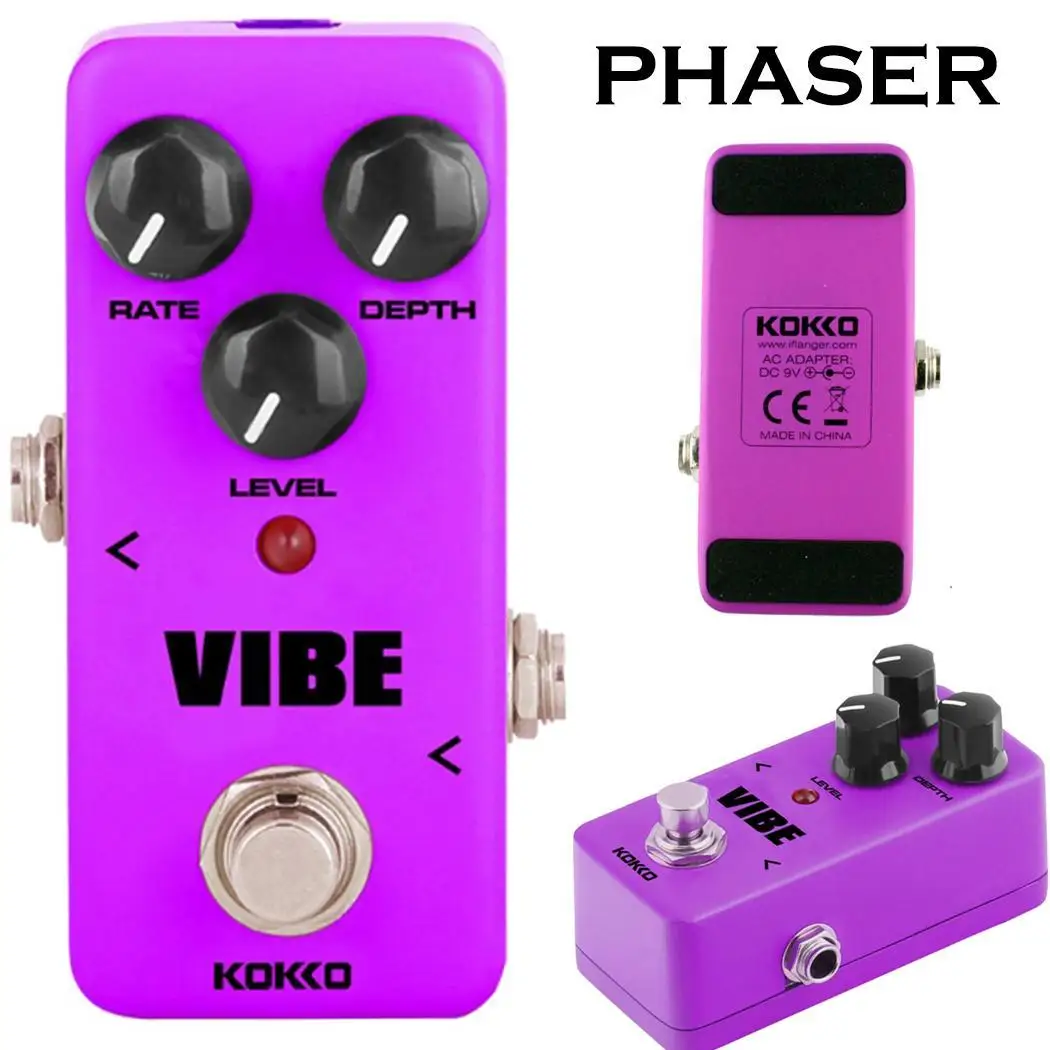 

Kokko FPH2 Phaser Mode Mini Electric Guitar Amplifier OD Effect Pedal Mini Analog Guitarra Effect Single Block for Guitar Part
