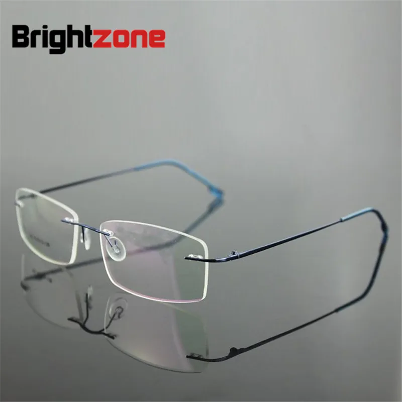 

6 Frame Colors Hingless Non-screw Memory Titanium Metal Foldable Arm Eyeglasses Prescription Spectacles RX Glasses Optical Frame