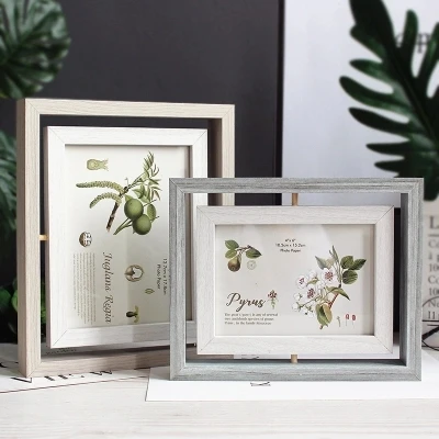 Rotating Photo Frame Set 6 inch 7 inch Double Sided Desk Specimen Frame Rotating Photo Frame Set 6 inch 7 inch Double Sided Desk Specimen Frame