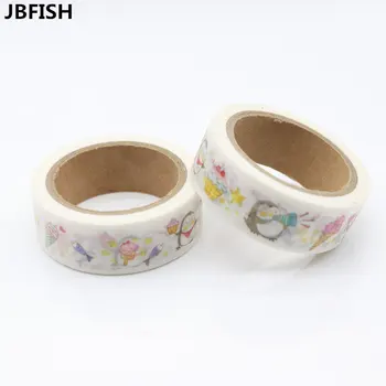 

JBFISH Alideco Decorative Adhesive Washi Masking Tapes Animals Cat Cake Scrapbooking DIY Paper Japanese Stickers 8123