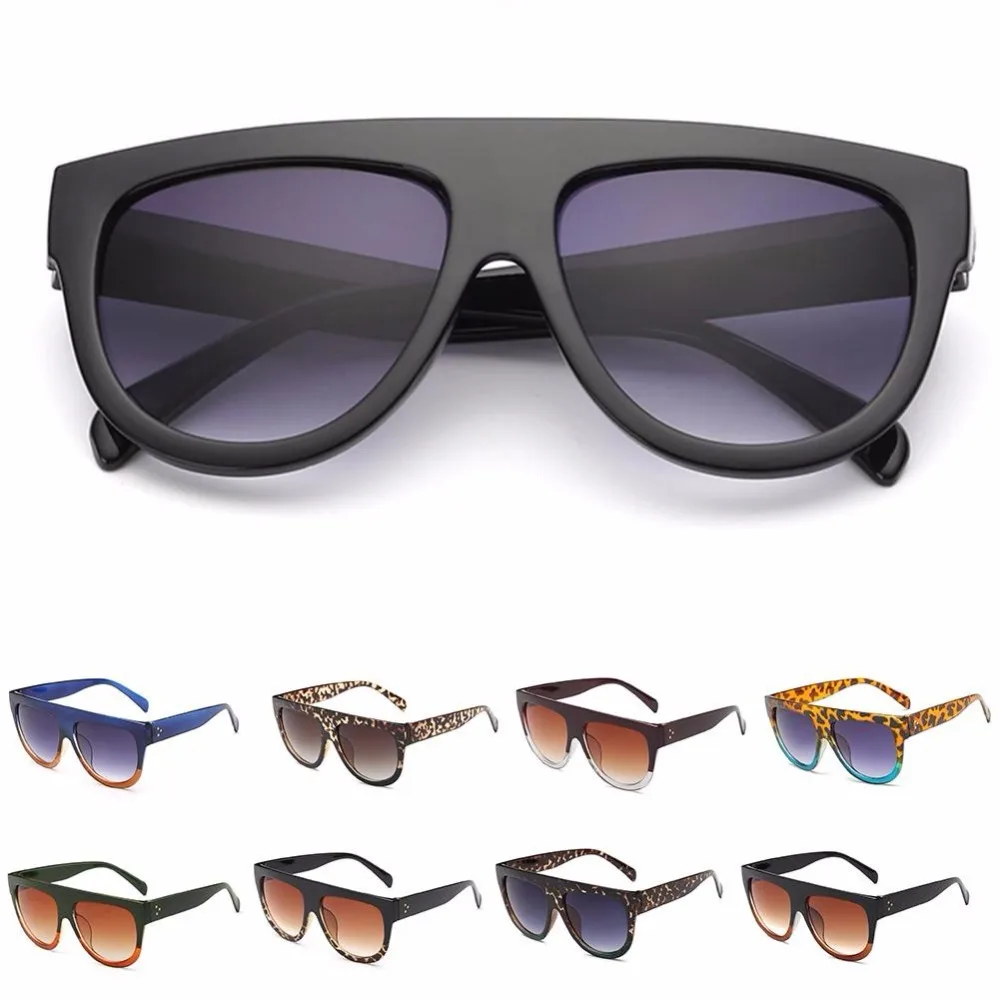 Новинка, модные квадратные солнцезащитные очки для женщин, кошачий глаз, роскошный бренд, большие черные солнцезащитные очки, зеркальные оттенки, lunette femme Oculos