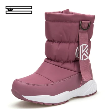 

SHUANGGUN 2018 Women Snow Boots Platform Winter Boots Thick Plush Waterproof Non-Slip Boots Women Winter Shoes Botas Mujer