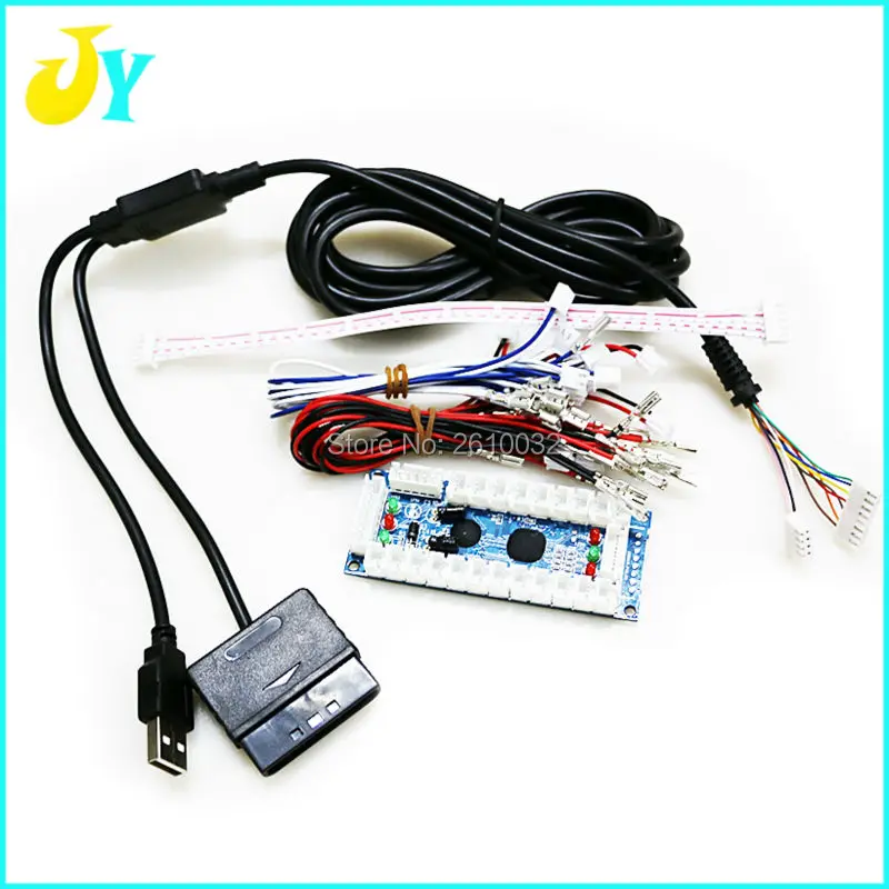 

PC/ PS3 USB 4 in 1 Arcade Joystick controller USB Encoder board can connection zippy/ sanwa /american joystick and push buttons
