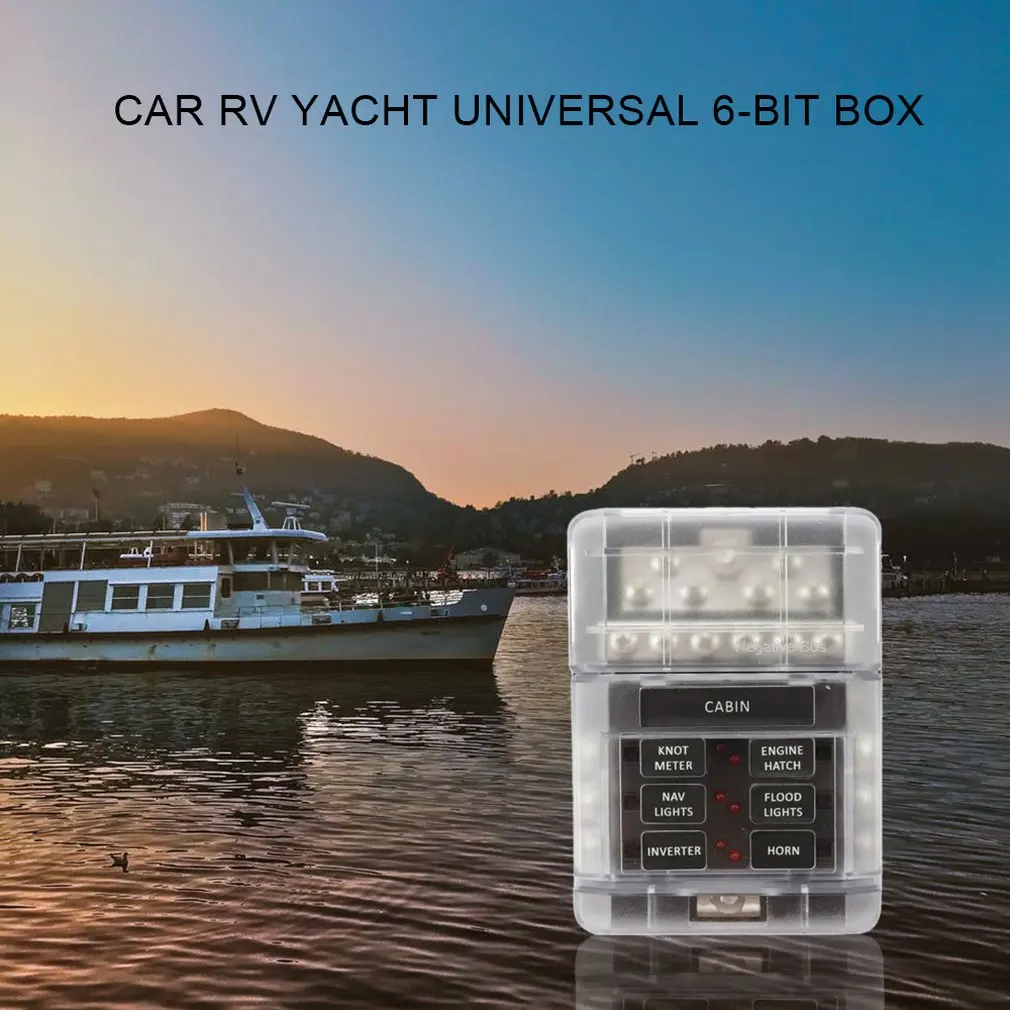 Автомобиль Rv Yacht General 6 является предохранителем(винтовой тип) Dc цепи 32vdc 100a цепи лезвие предохранителя коробка Стандартный блок держатель