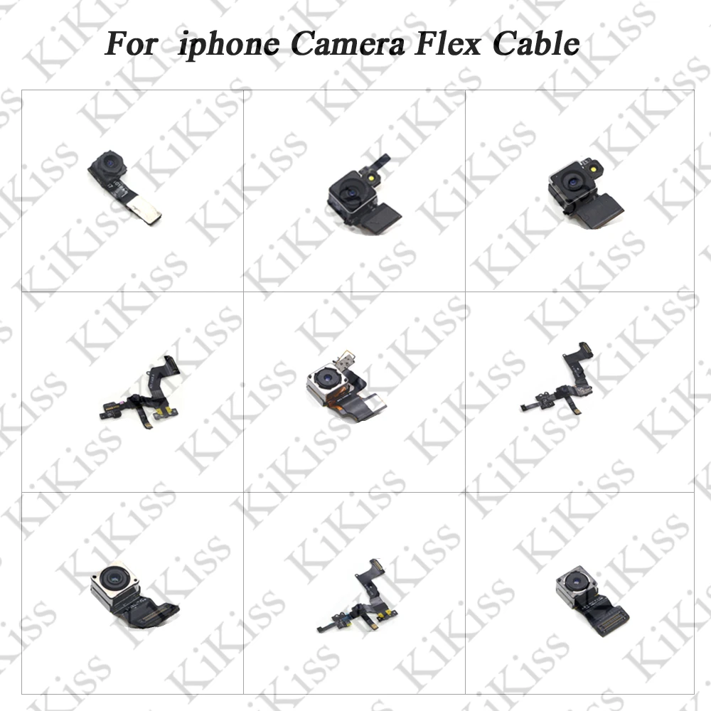 Гибкий кабель KiKiss для iPhone X задняя камера 7 6 Plus 6S 5 5C SE основная фронтальной съемки