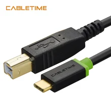 Cabletime Type-C(USB-C) Male Sync&Charging Adapter Reversible,Type-C Supported Devices,For Macbook/TV Charge/Data Transfer N037