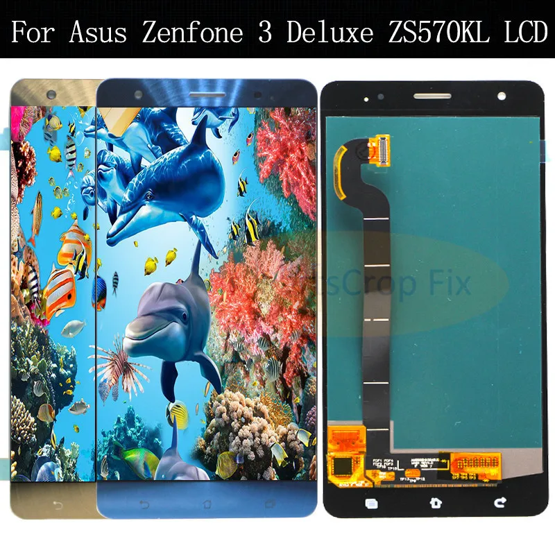 

5.7 LCD For ASUS Zenfone 3 Deluxe ZS570KL Z016D Full Display Touch Screen Digitizer For ASUS ZS570KL LCD Assembly Replacement