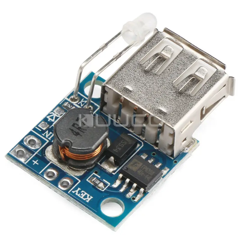 

Power Supply Module DC 2.5V~5V to 5V 1A Battery Charging Circuit Module/Power Converter DC 5V USB Adapter/USB Charger