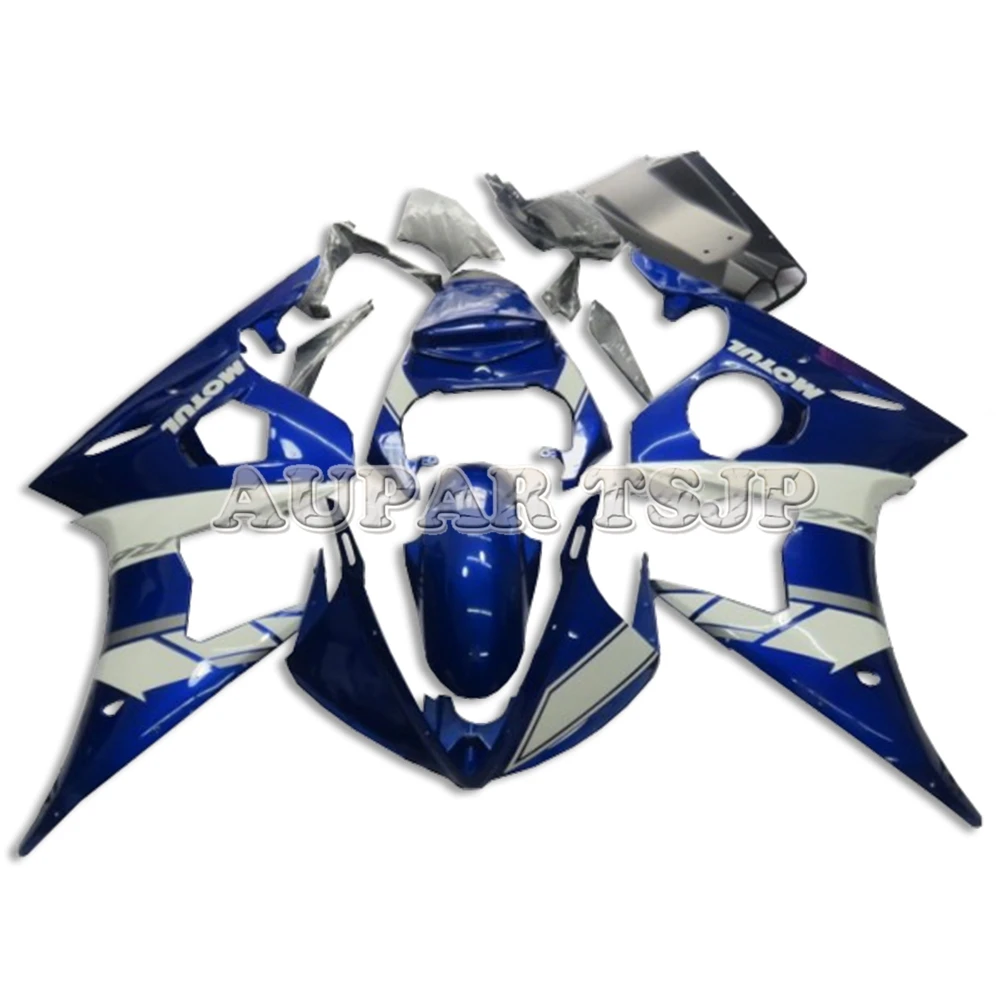 Whole Motorbike Hulls For Yamaha 2003 2004 2005 YZF-600 R6 03 04 05 Sportbike Bodywork Kit White Blue Cowlings New Fairing | Автомобили и