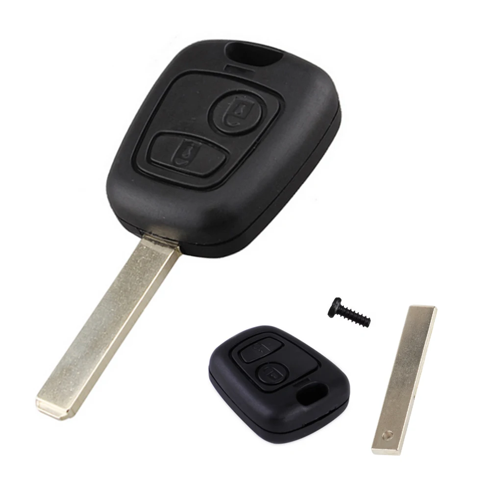 JEAZEA Black Plastic Modified Flip Remote Car Case Key Shell For Peugeot 307 2003 2005 2006 2007 2008 2009 | Автомобили и