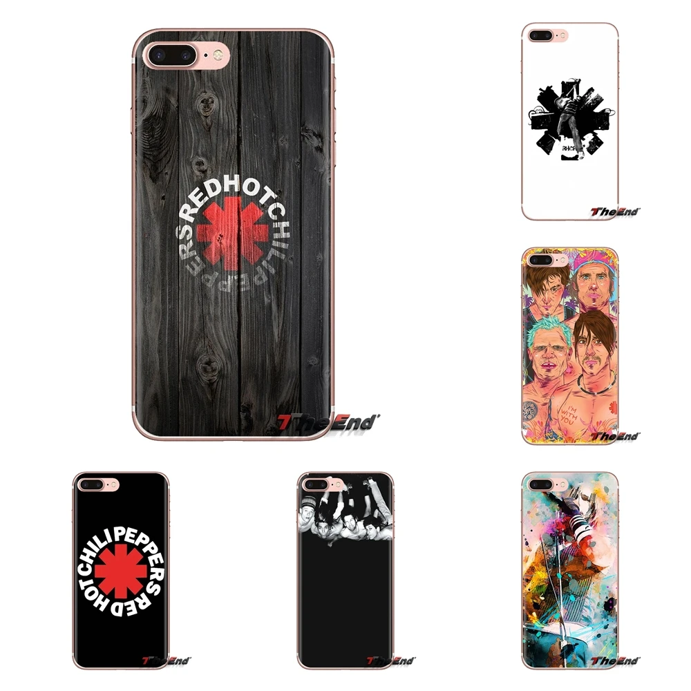 

For iPod Touch Apple iPhone 4 4S 5 5S SE 5C 6 6S 7 8 X XR XS Plus MAX Rock band Red Hot Chili Peppers Transparent Soft Skin Case
