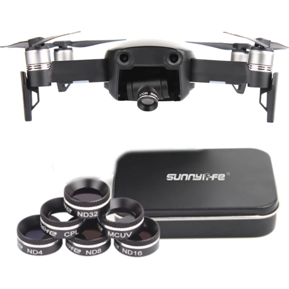 $41.85 Filters Set MCUV CPL ND4 ND8 ND16 ND32 Lens Filter kit for DJI Mavic Air Drone Accessories