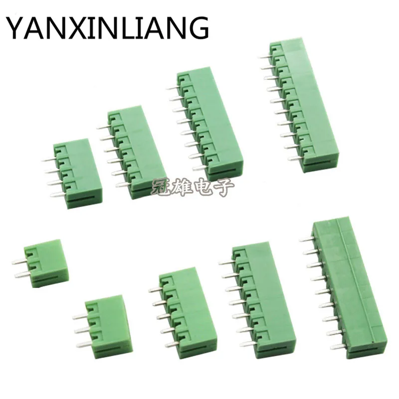 

10PCS 3.81 5pin Terminal plug type 300V 8A 3.81mm straight pin