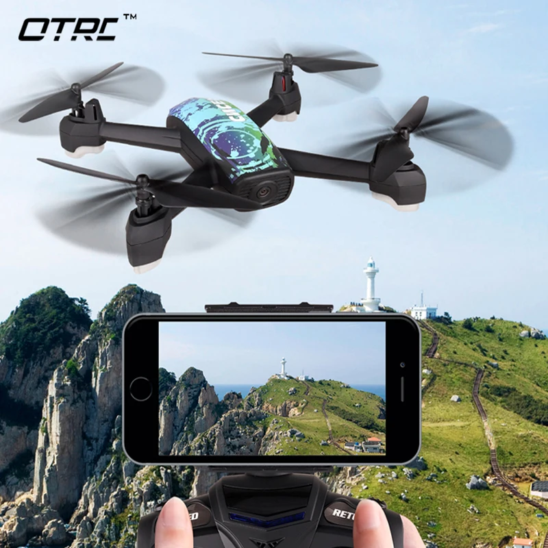 

518G Camera with GPS RC Helicopter 2.4GHz 6-Axis Gyro WIFI FPV RC Drone With 2.0MP HD RC Quadcopter drones otrc toys gift