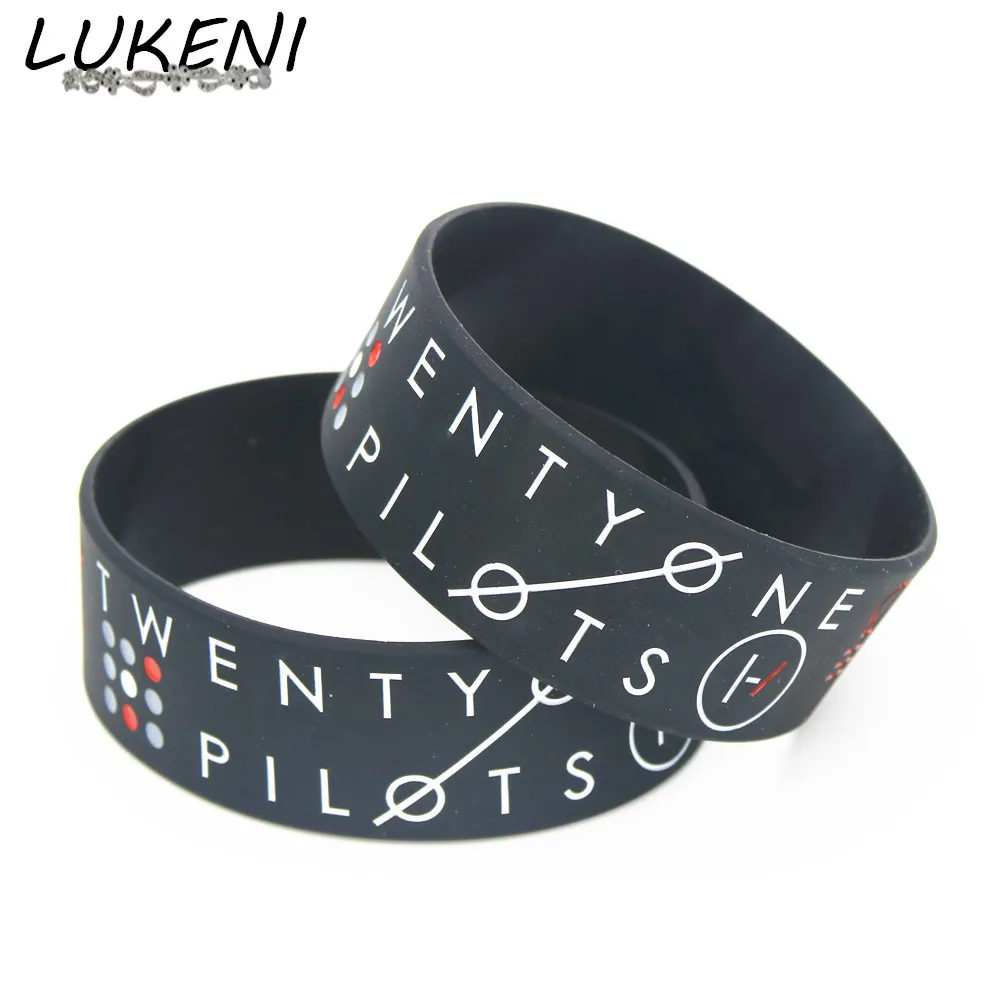 1 шт. горячая Распродажа силиконовый браслет Twenty One Pilots 21 черный для любителей