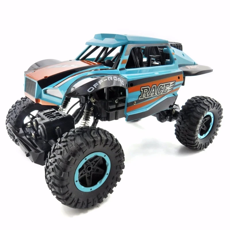 2,4 г 4WD Bigfoot автомобиль дистанционное управление скалолазание с нагрузкой модель автомобиля игрушка автомобиль машинка багги на ДУ Рок Гусеничный Автомобиль Дистанционное управление игрушка gif