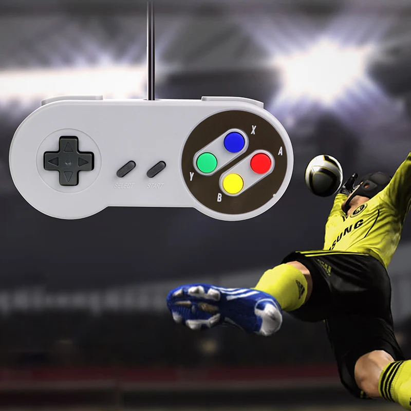 ANBES USB Controller Gaming Joystick Gamepad Controller for Nintendo SNES Game pad for Windows PC MAC Computer Control Joystick 