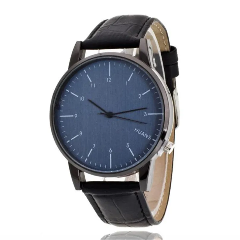 

Fashion Men's Watch Pattern Leather Band Analog Quartz Vogue Sport Watch relogio masculino dropshopping free shipping #50