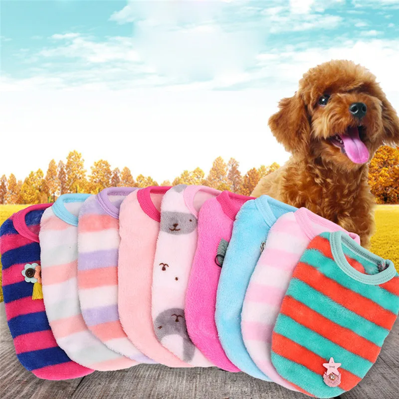 

Winter Warm Padded Thickening Vest Dog Puppy Costumes Pet Clothes 2018 Warm Puppy Dog Clothes Clothing For Chihuahua Small Dogs