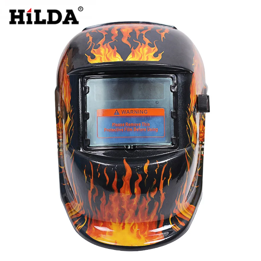 

HILDA Skull Solar Auto Darkening MIG MMA Electric Welding Mask/Helmet/Welder Cap/Welding Lens for Welding Equipment Accessories