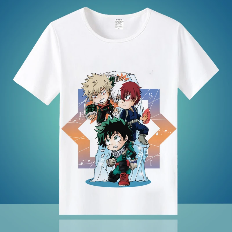 

High-Q Unisex Anime Cos My Hero Academia Boku no Hero Academia Casual T-Shirt Tee T Shirts