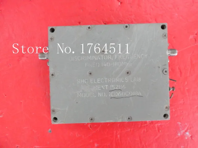 

[BELLA] RHG 1CD60C01BA 0.14-0.18GHz SMA 15V supply amplifier
