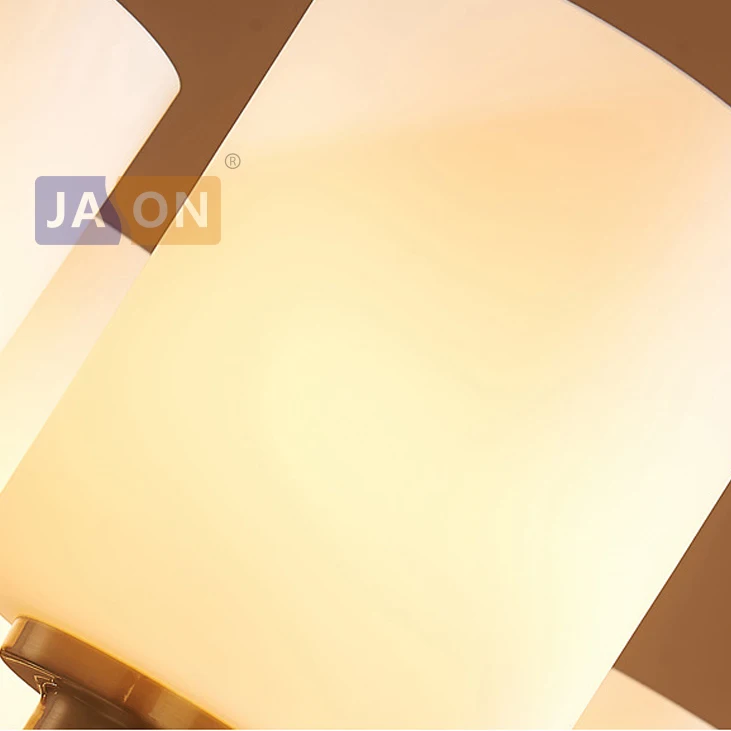 Led e27 Американский Медь Стекло люстры Lamparas де Techo подвесной светильник Lampen для фойе Спальня