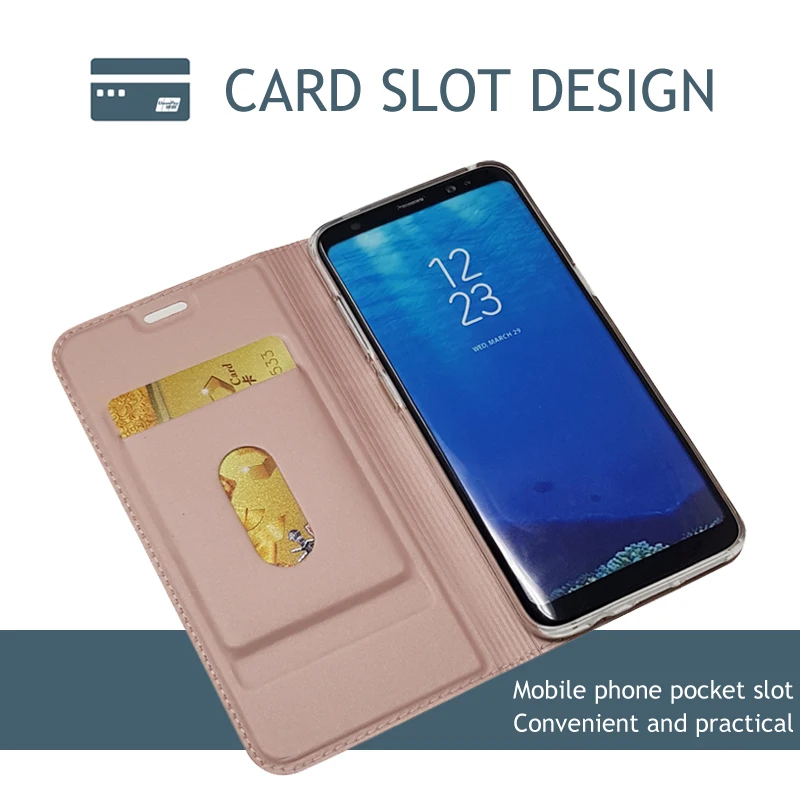 Чехол для samsung S8 ZROTEVE из искусственной кожи, Магнитный чехол с карманом для карт, дизайнерский чехол-кошелек для samsung Galaxy S8 S 8 Plus, чехол s Funda