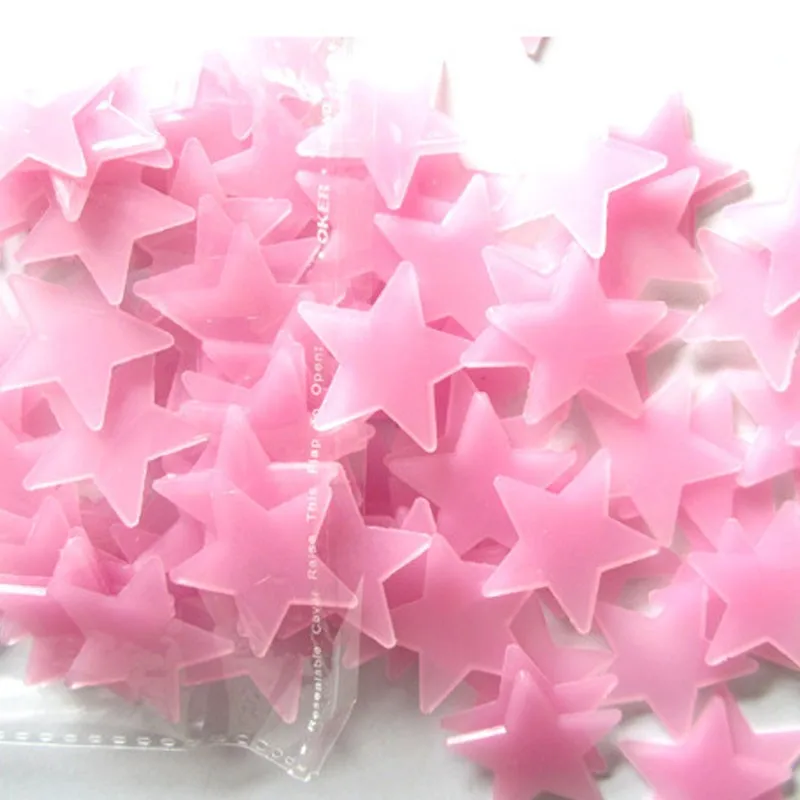 100Pcs-3D-Glow-Stickers-Luminous-stars-Baby-Bedroom-Beautiful-Fluorescent-In-The-Dark-Toy--Festival-TD0056 (2)