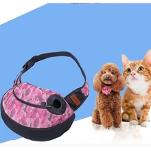 Водонепроницаемый Оксфорд маленькая собака Дорожная сумка для переноски сумка на плечо камуфляж рюкзак-переноска для собак, кошек, щенков