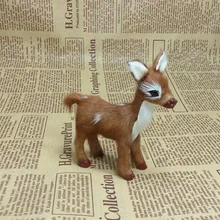 10 см моделирование плюшевая игрушка Sika Декоративный Рождественский олень искусственный животное кукла ребенок подарок пасторальное украшение дома ремесла