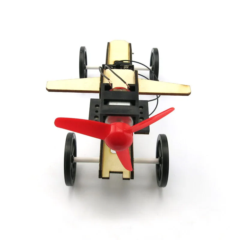 

DIY Wind Power Car Handmade Toys Physical Gizmo Building Blocks Kits Solar Energy Assembled Toy Teaching Tool