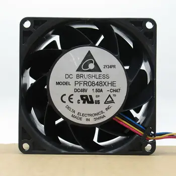 

USED DELTA 8CM double ball bearing 8038 48V 1.50A PFR0848XHE high air volume cooling fan