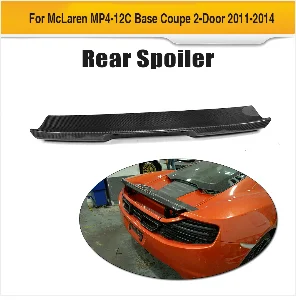 Углеродное волокно автомобиля передний спойлер для McLaren MP4-12C купе 2 двери 2011 2012 2013 Кабриолет не GT автомобильные аксессуары