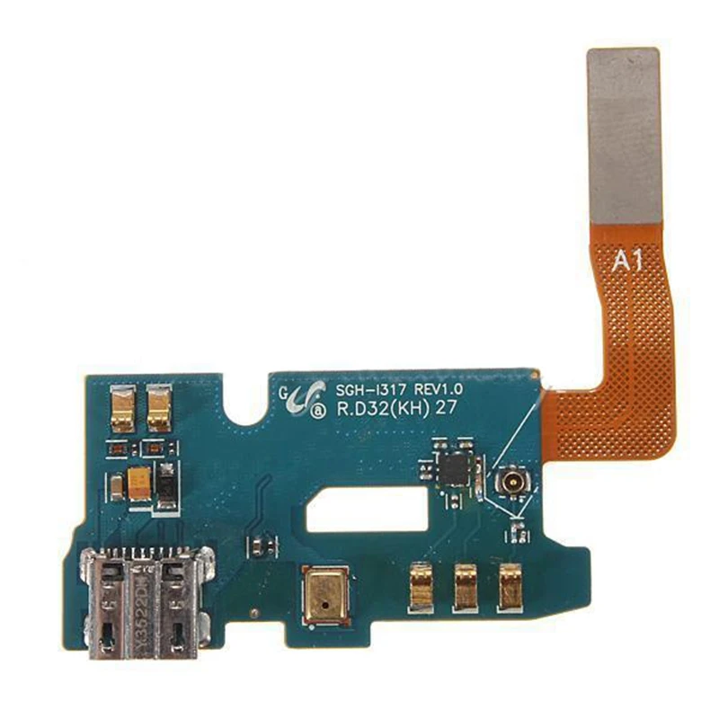 

USB Charging Port Flex Cable Mic For AT&T Samsung Galaxy Note 2 II SGH-i317