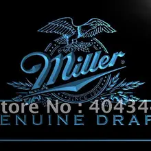LE054-пиво Miller проект бар Pub клуб светодиодный неоновый свет знак